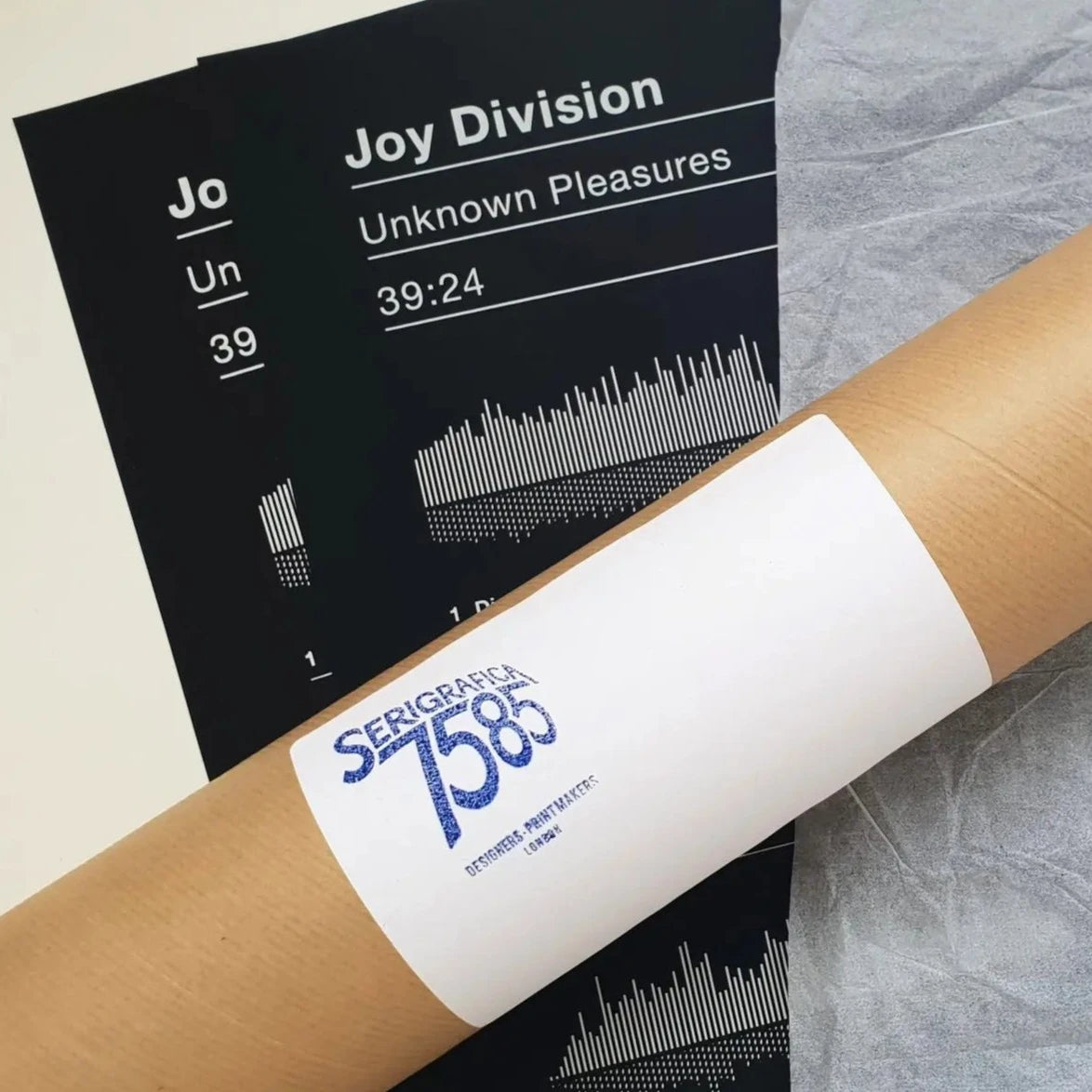 Joy Division Unknown Pleasures Album Sound Wave | Screen Print