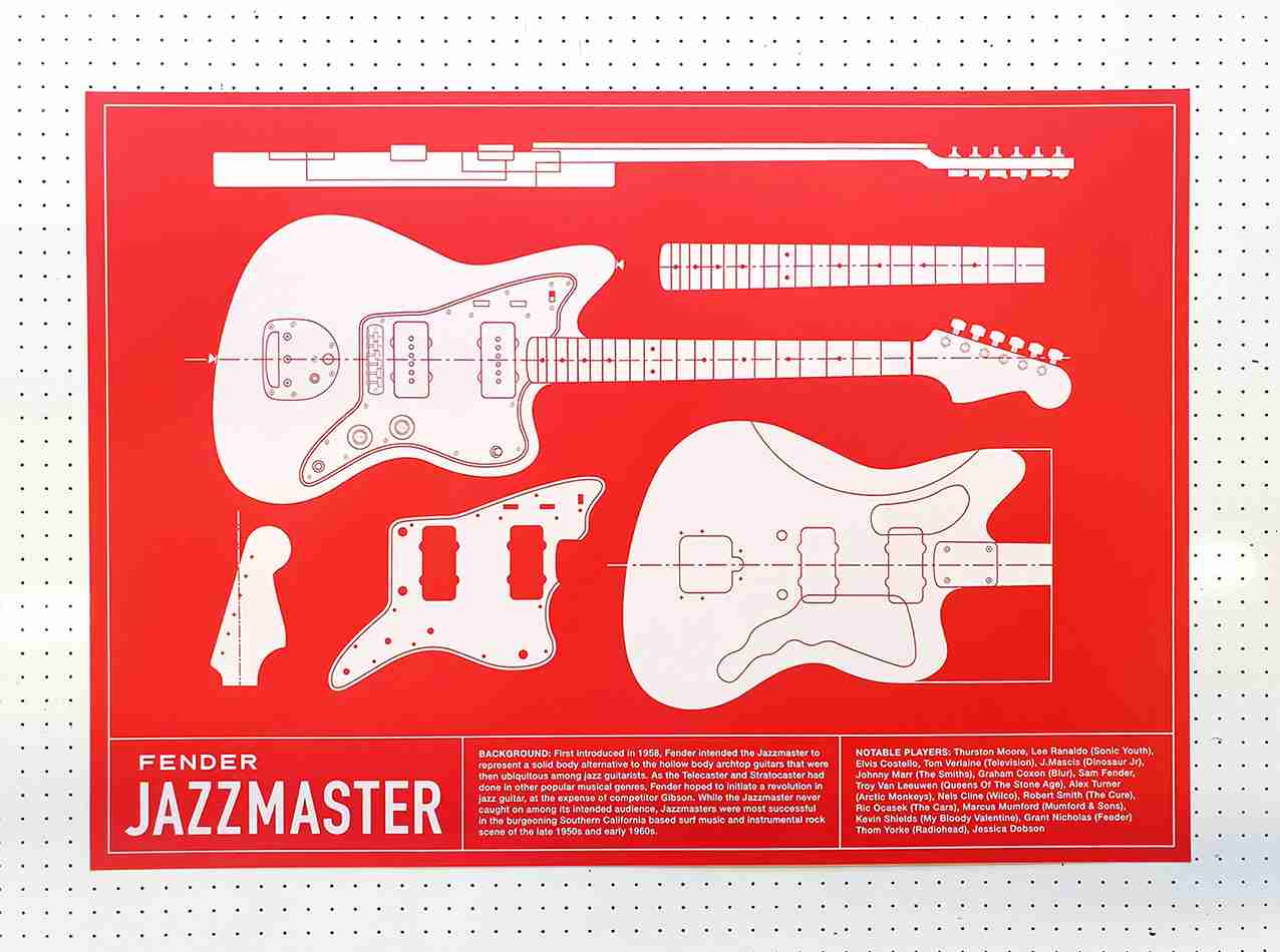 Fender Jazzmaster Guitar | Print